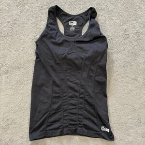 GoFit Black Activewear Racerback Compression Fit Tank Top Women's Size Medium